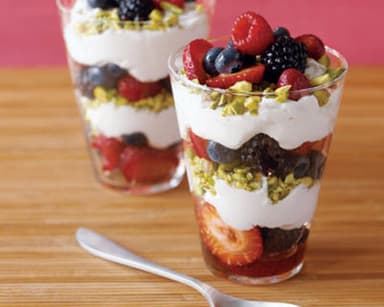 Salada de frutas com iogurte