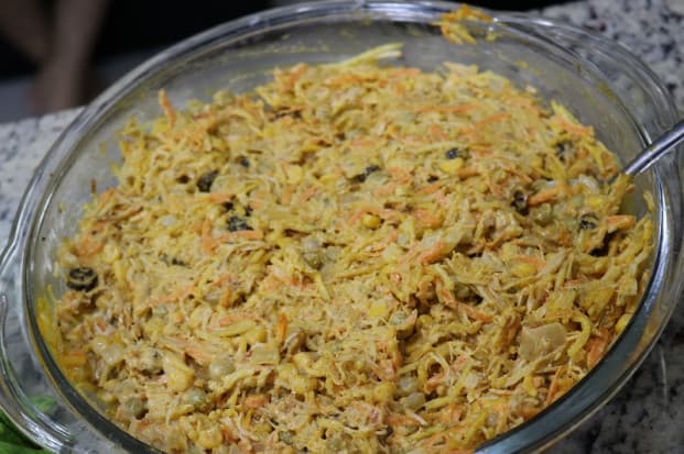 Salpicão de frango para o dia dos pais