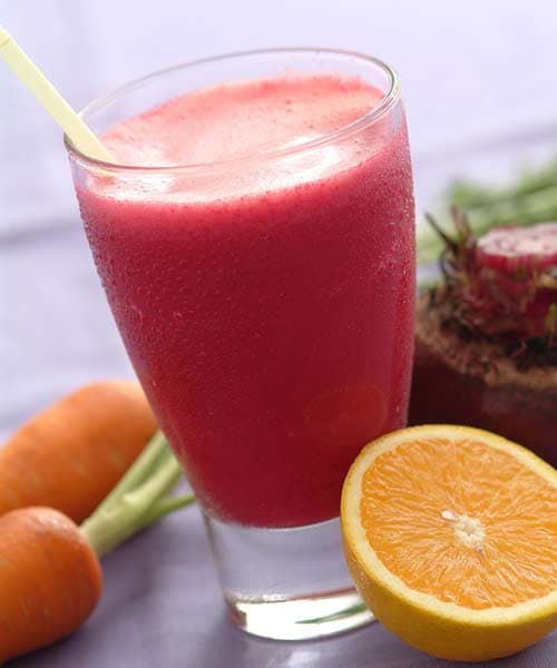 Suco para combater a anemia