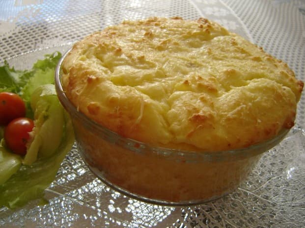 sufle de milho verde