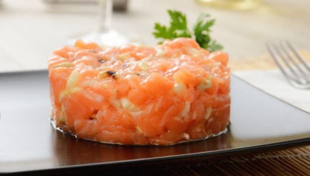 Tartar de salmão