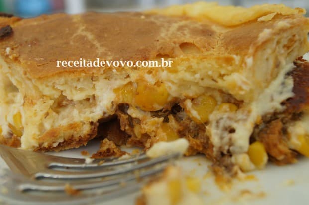 Torta de atum cremosa