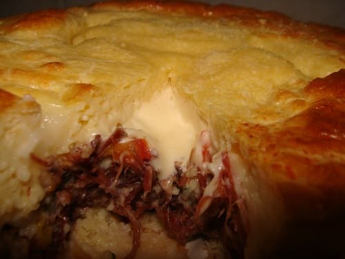 Torta de carne seca