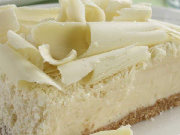 Torta de chocolate branco