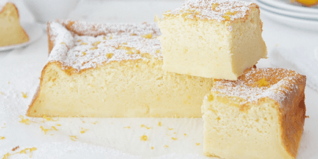 Bolo pudim de limão