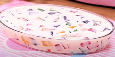 Gelado de gelatina