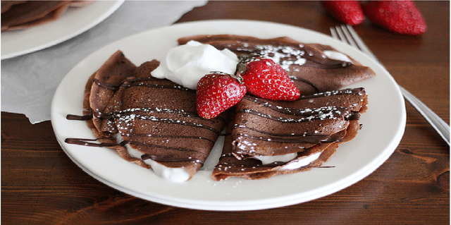 Receita de Crepioca de chocolate fit
