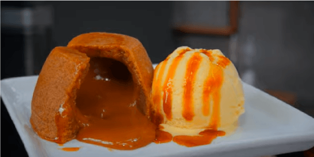 Receita de Petit gâteau de doce de leite