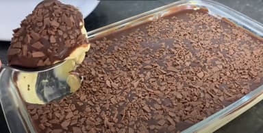Pavê de chocolate uma delicia de receita