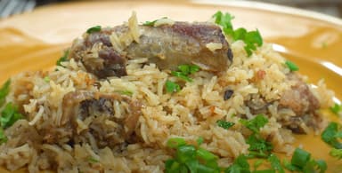 Arroz com suã