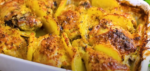 Batata Gratinada com Queijo no Forno