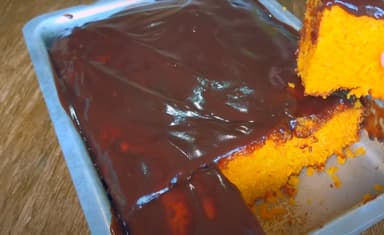Bolo de cenoura de liquidificador
