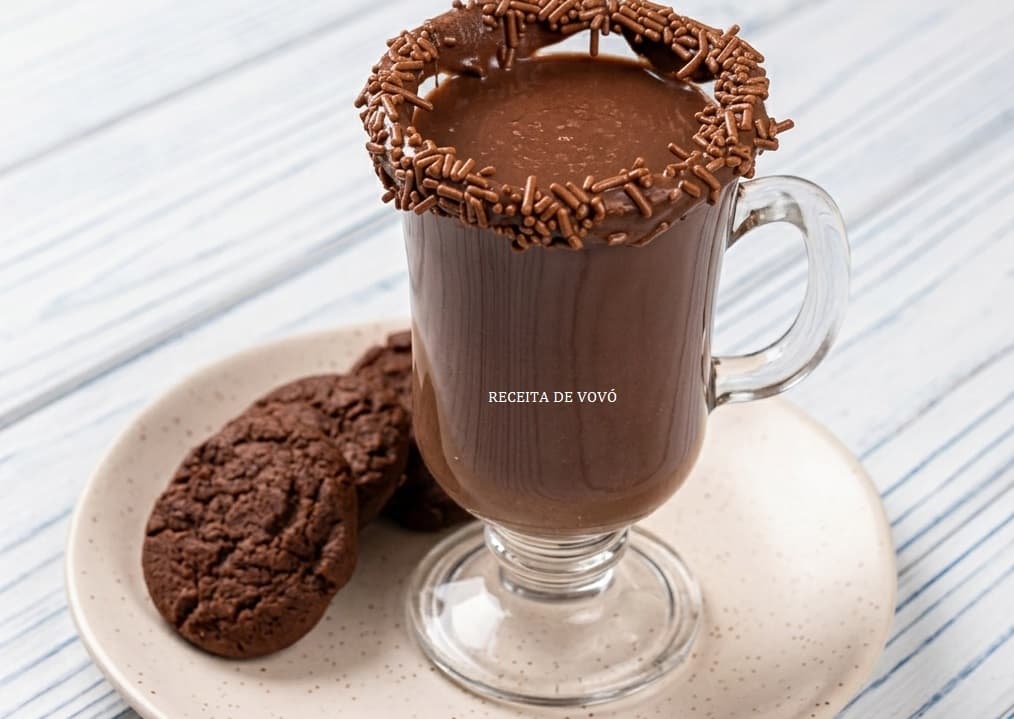 Chocolate quente cremoso
