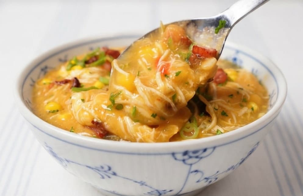 Caldo de pinto atolado